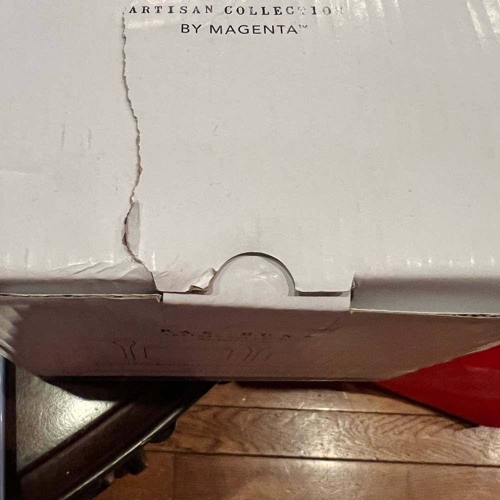 RAE DUNN Artisan Collection Salsa & Guac Bowl Serving Set with 2 Bamboo Spoons - Picture 7 of 9